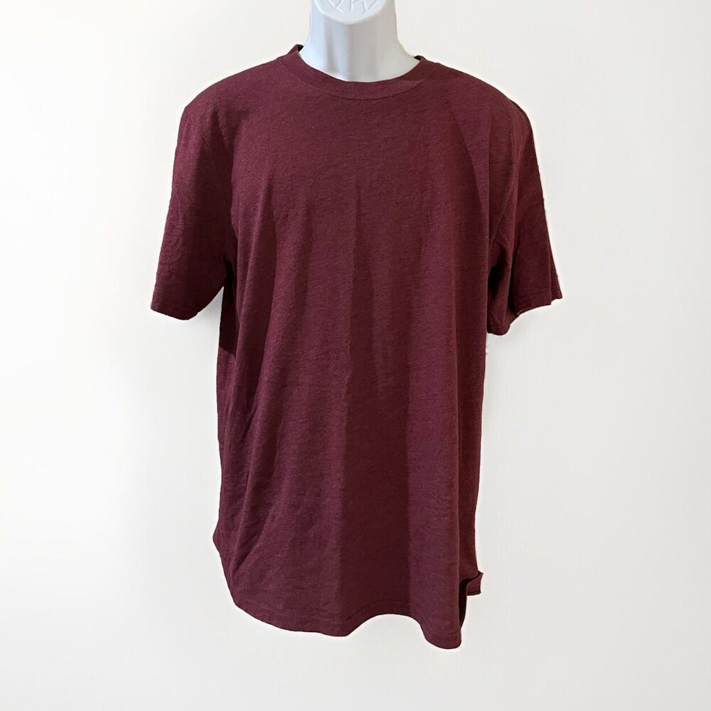 BCG Men's Maroon Wine T-Shirt Round Neck Classic Shirt XL
